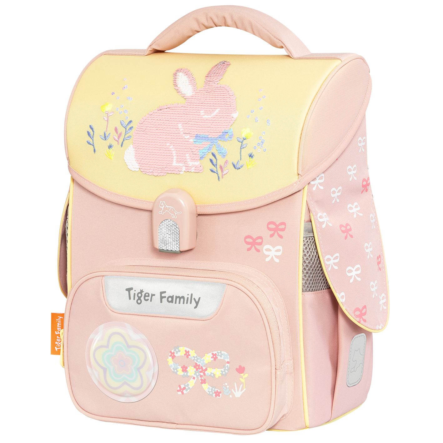  Cặp sách công thái học Tiger Family Jolly Schoolbag Pro 2S - Bows and Bunny [Sequins] - TGJL-094A(1) 