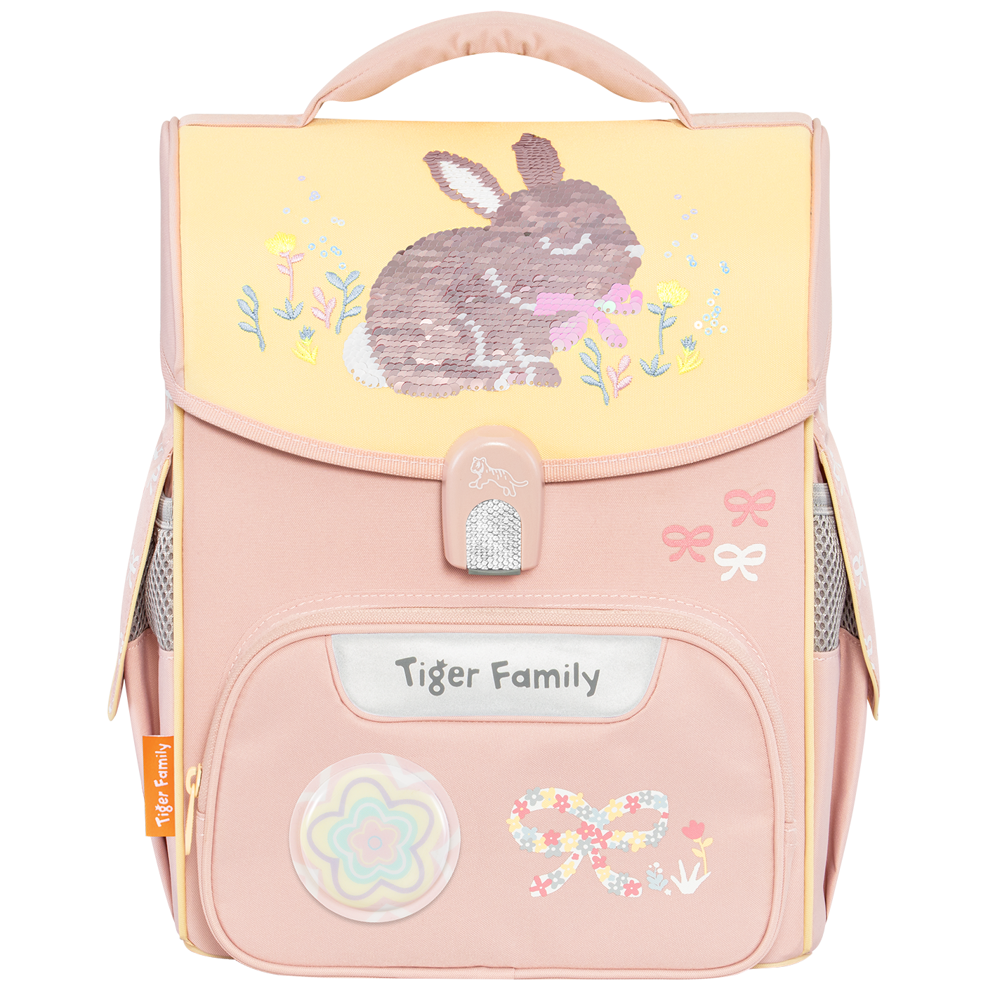  Cặp sách công thái học Tiger Family Jolly Schoolbag Pro 2S - Bows and Bunny [Sequins] - TGJL-094A(1) 