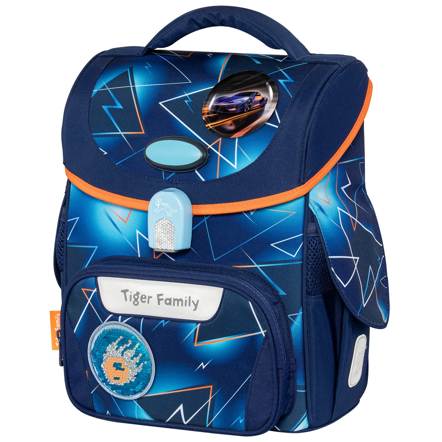  Balo Công Thái Học Tiger Family Jolly Schoolbag Pro 2S - Lightning Race [Go Green] TGJL-117A 