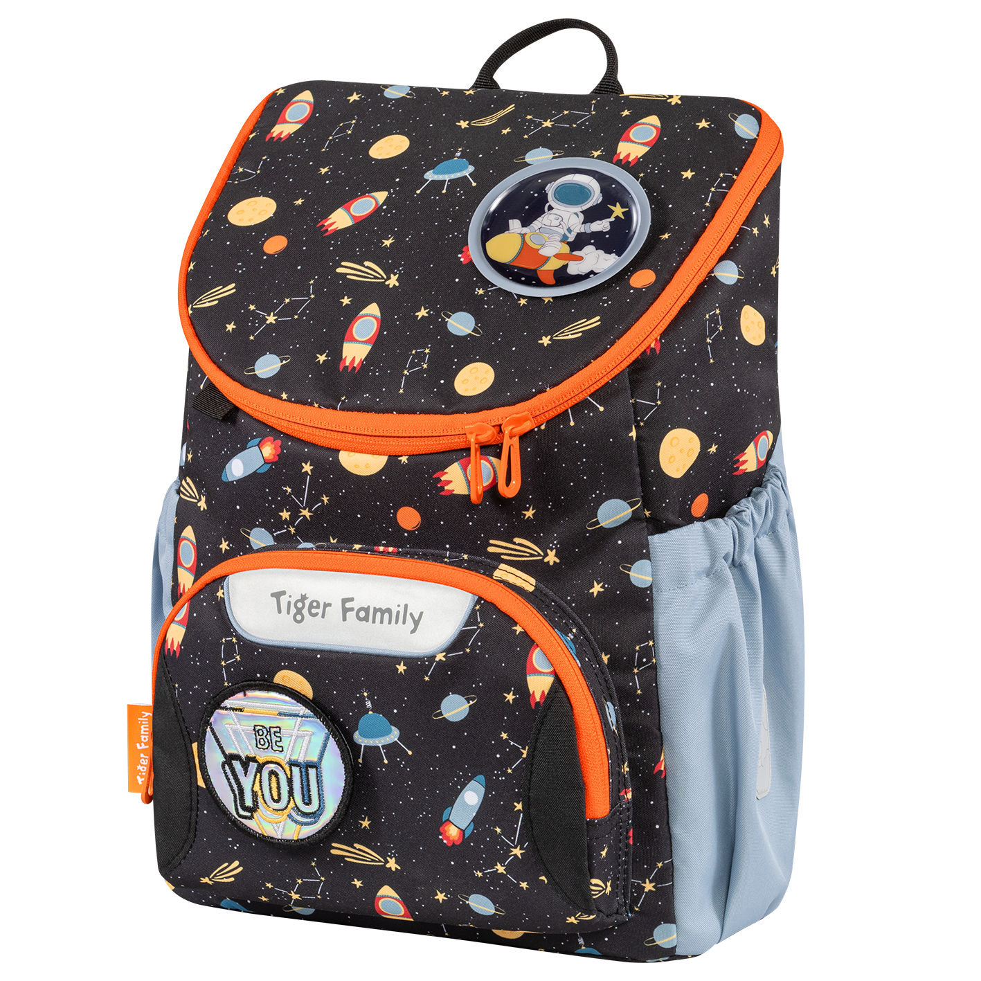  Balo Công Thái Học Tiger Family Journey Kindergarten Backpack  - Cruising Universe [Go Green], Dành cho các bé Bắt Đầu vào Tiểu Học TGJN-008A 