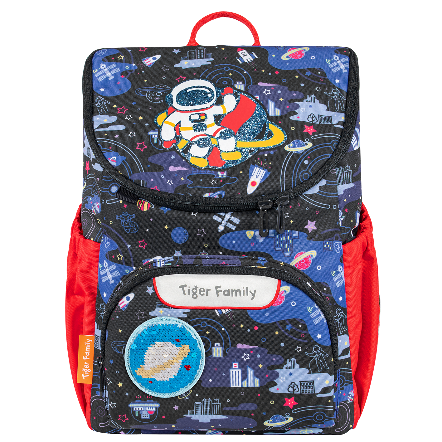  Balo Công Thái Học Tiger Family Journey Kindergarten Backpack  - Cities In Space, Dành cho các bé Bắt Đầu vào Tiểu Học TGJN-011A 