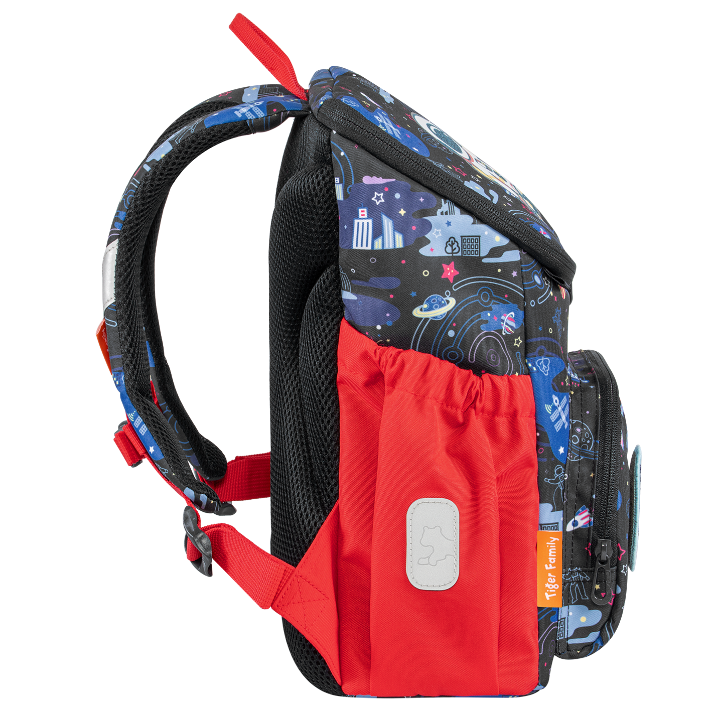  Balo Công Thái Học Tiger Family Journey Kindergarten Backpack  - Cities In Space, Dành cho các bé Bắt Đầu vào Tiểu Học TGJN-011A 