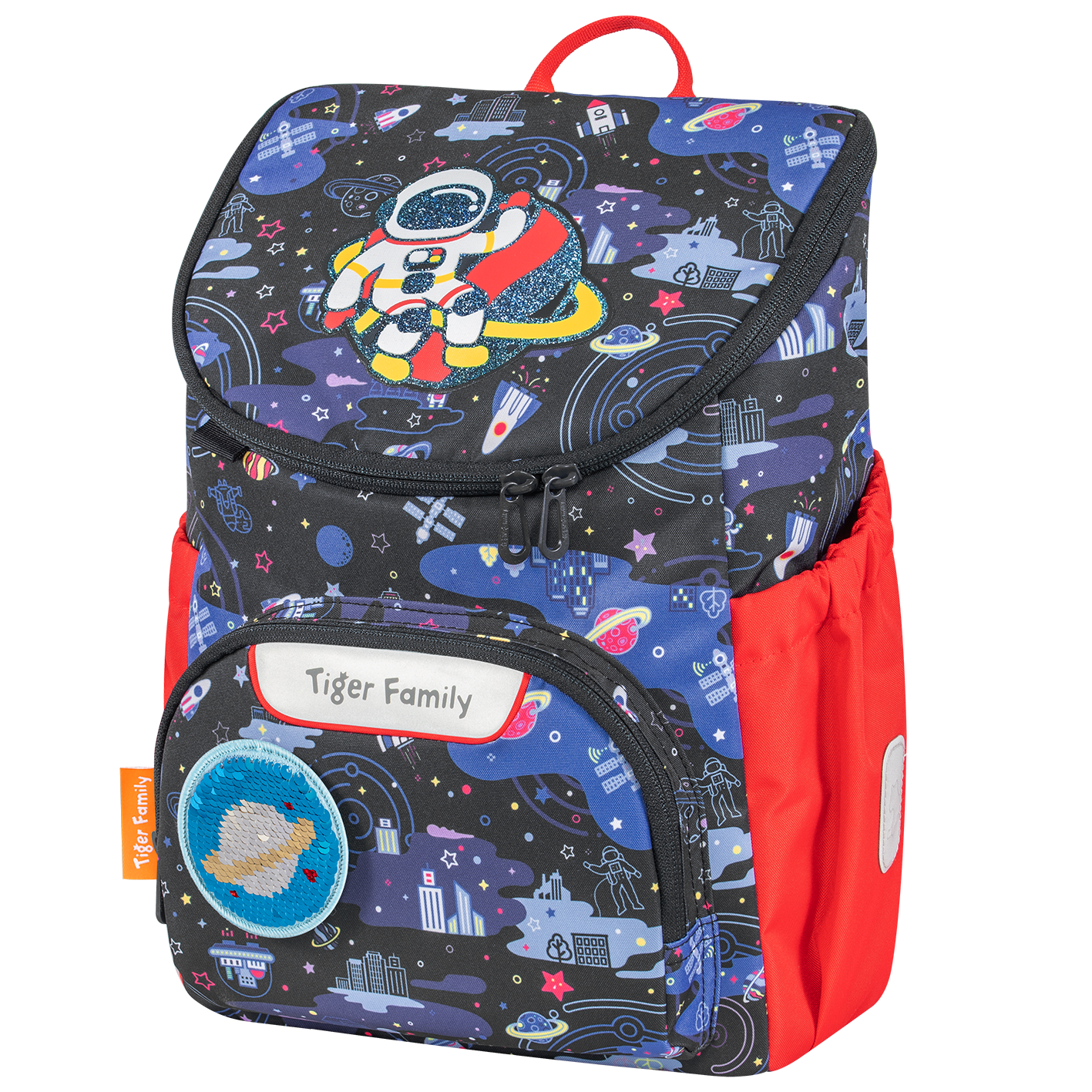  Balo Công Thái Học Tiger Family Journey Kindergarten Backpack  - Cities In Space, Dành cho các bé Bắt Đầu vào Tiểu Học TGJN-011A 