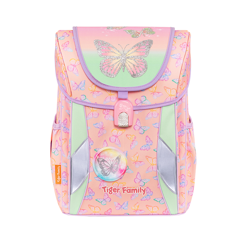  Balo Công Thái Học Tiger Family Tiger Family Joy Schoolbag Pro 2S - Butterflies And Rainbows TGJY-050A(2) 