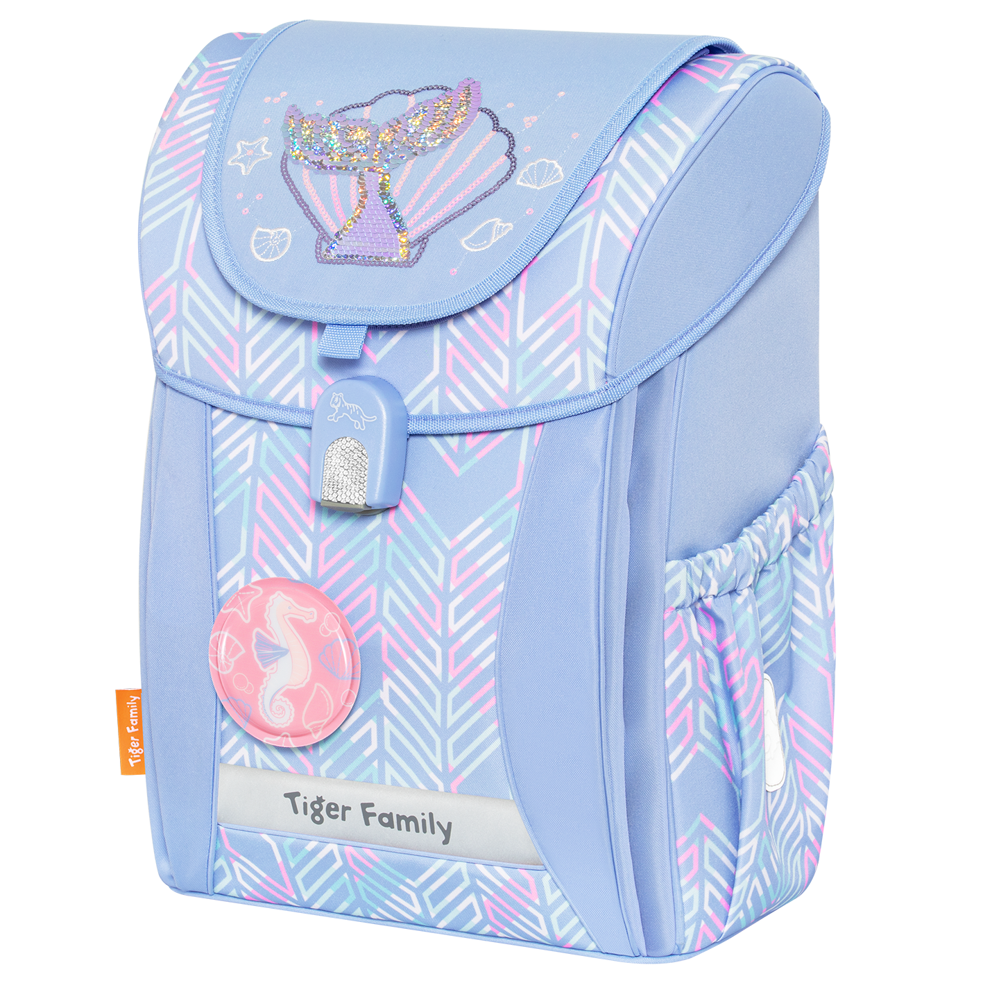  Balo Công Thái Học Tiger Family Joy Schoolbag Pro 2S - Splash of Ocean [Sequins] TGJY-093A 