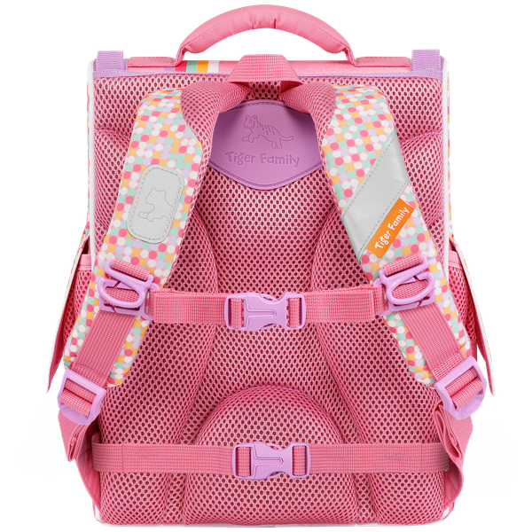  Cặp sách công thái học Tiger Family Nature Quest Schoolbag Pro S - Pink Amour [Sequins] TGNQ-041A(1) 