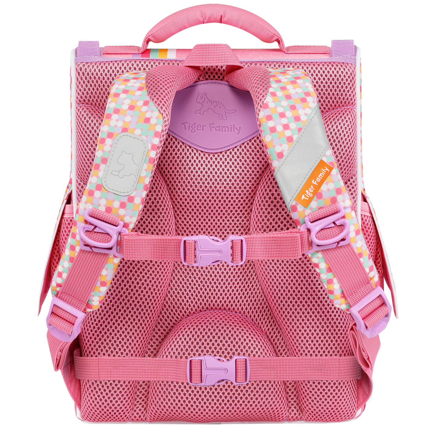  Cặp sách công thái học Tiger Family Nature Quest Schoolbag Pro S - Pink Amour [Sequins] TGNQ-041A(2) 