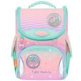  Cặp Sách Tiger Family Nature Quest Pro S - Peach Waves [Go Green] - TGNQ-096A(2) , cặp chống gù, balo chống gù 