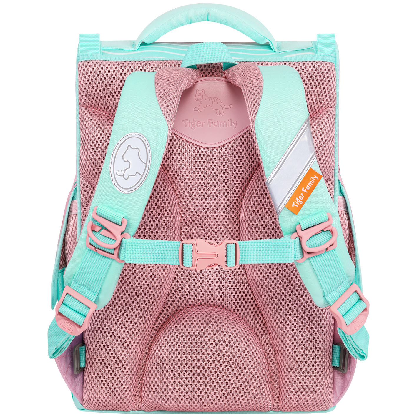  Cặp Sách Tiger Family Nature Quest Pro S - Peach Waves [Go Green] - TGNQ-096A(2) , cặp chống gù, balo chống gù 