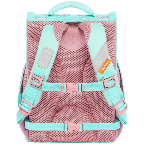  Cặp Sách Tiger Family Nature Quest Schoolbag Pro - Peach Waves [Go Green] - TGNQ-096A , cặp chống gù, balo chống gù 