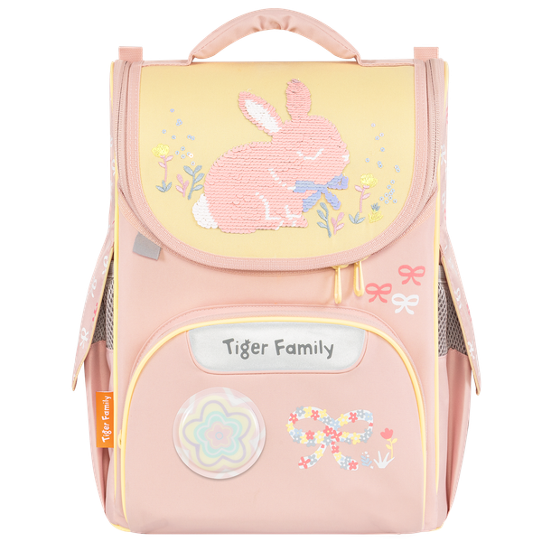  Cặp Sách Công Thái Học Tiger Family Nature Quest Schoolbag Pro - Bows and Bunny - Sequins - Tiger Family TGNQ-105A 