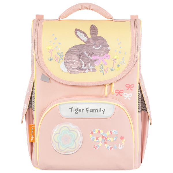  Cặp sách công thái học Tiger Family Nature Quest Schoolbag Pro 2S - Bows and Bunny [Sequins] - TGNQ-105A(2) 
