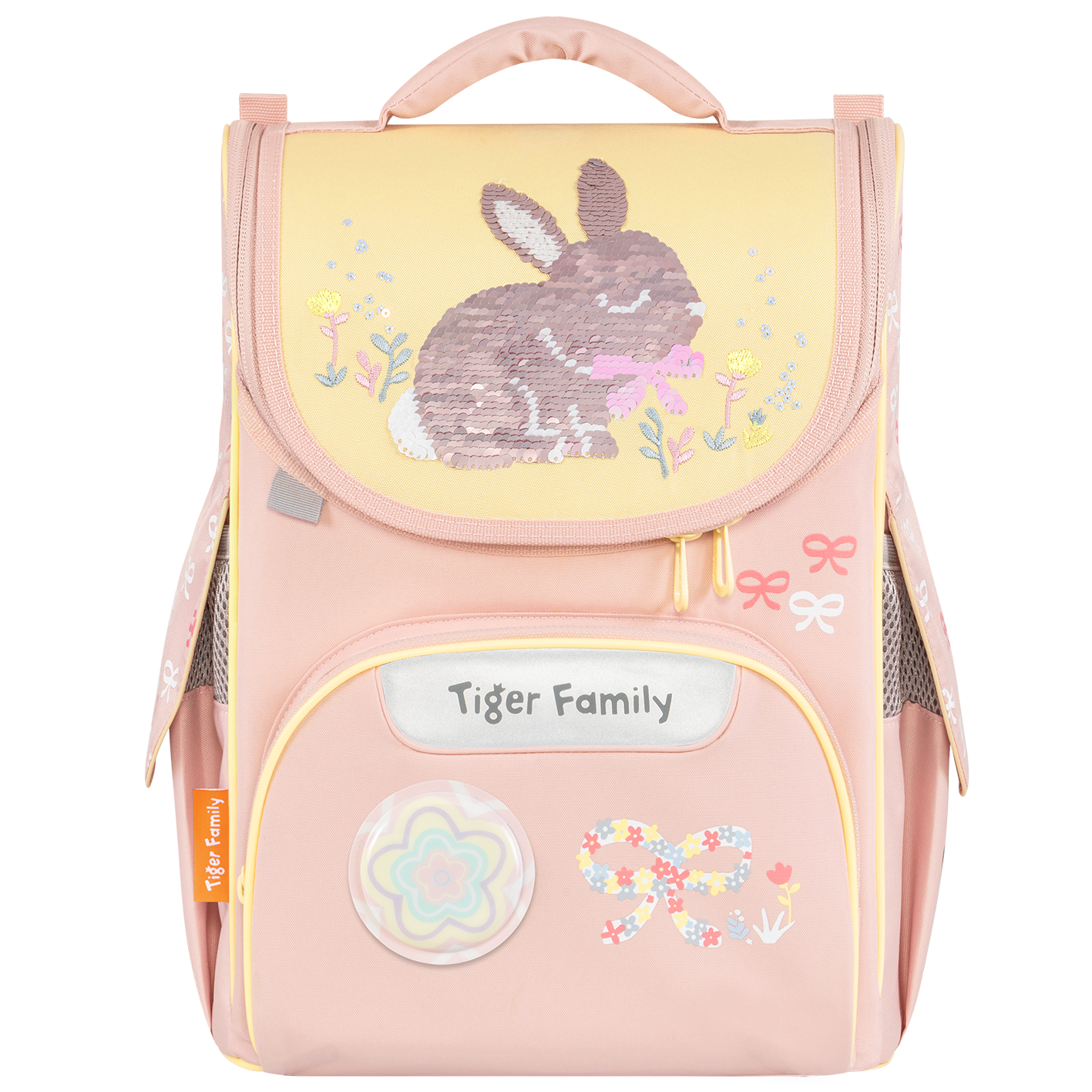  Cặp sách công thái học Tiger Family Nature Quest Schoolbag Pro 2S - Bows and Bunny [Sequins] - TGNQ-105A(2) 