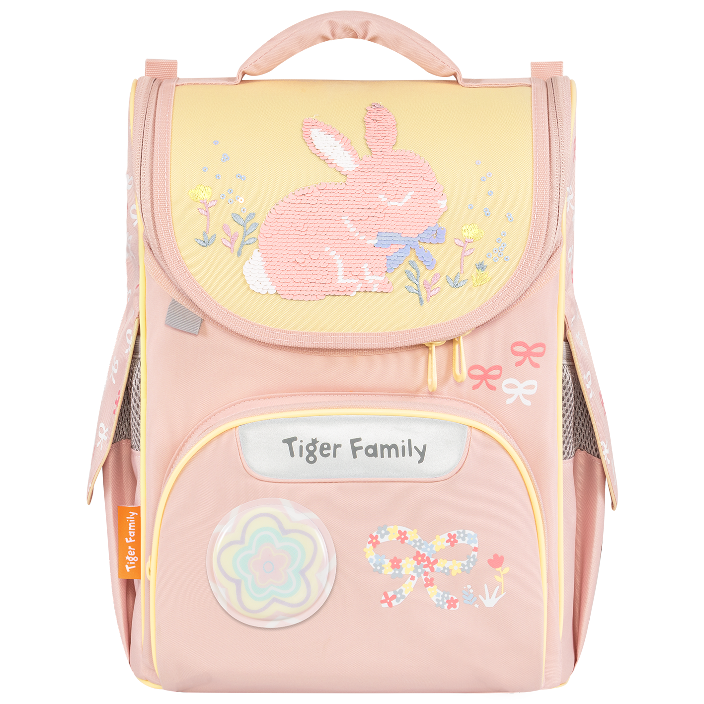  Cặp sách công thái học Tiger Family Nature Quest Schoolbag Pro 2S - Bows and Bunny [Sequins] - TGNQ-105A(2) 