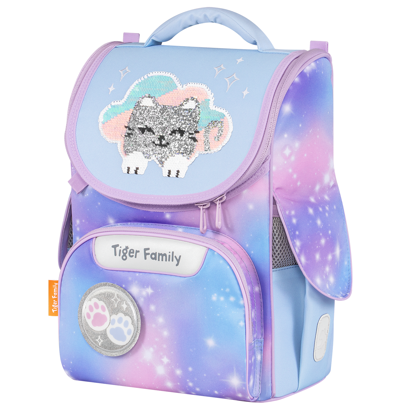  Cặp Sách Công Thái Học Tiger Family Nature Quest Schoolbag Pro 2S - Kitty in Clouds [Sequins] - TGNQ-108A(3) 