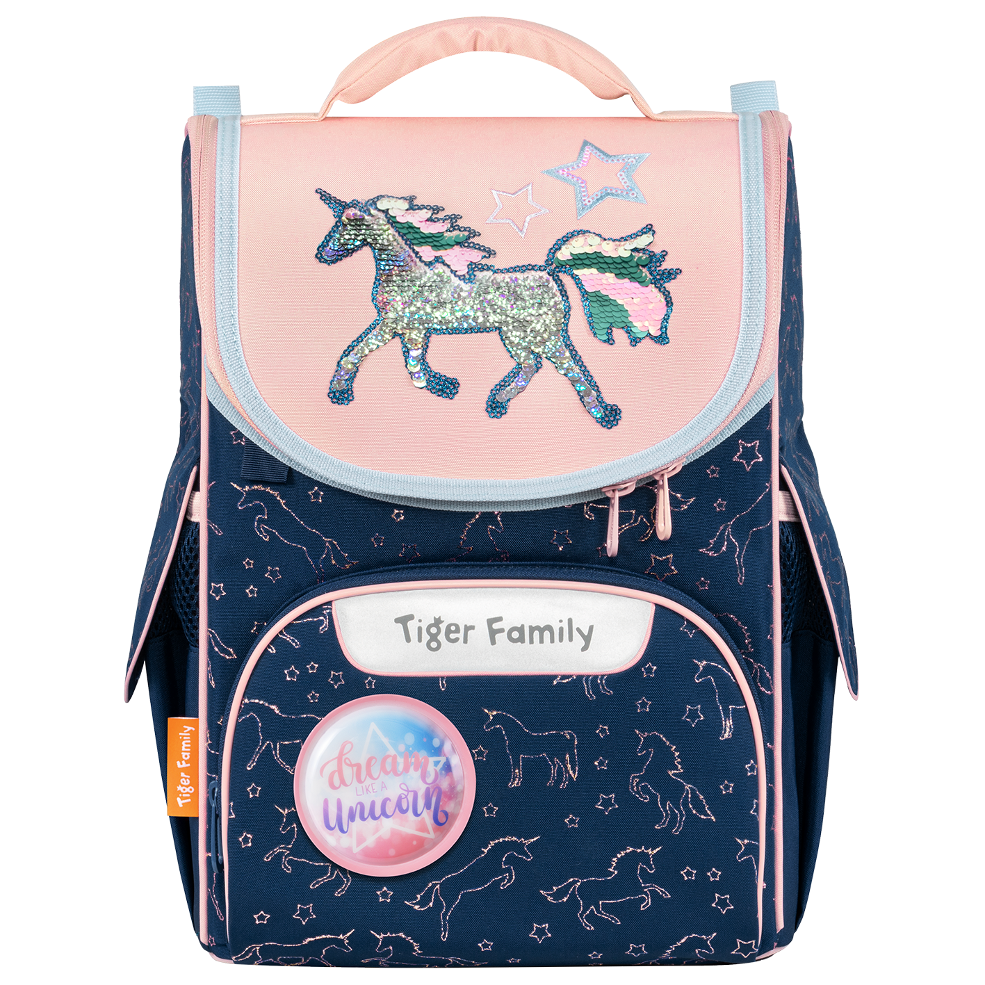  Balo Công Thái Học Tiger Family Nature Quest Schoolbag Pro 2S - Shiny Unicorn [Sequins] TGNQ-122A 