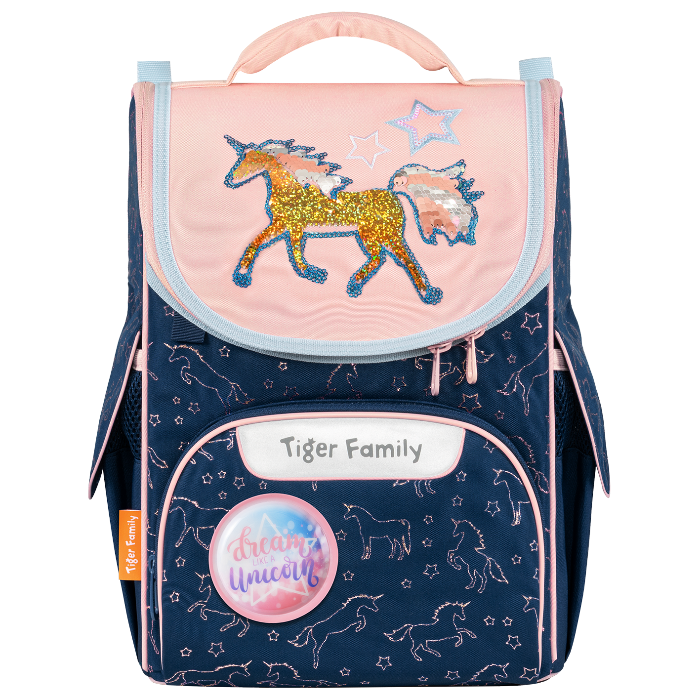  Balo Công Thái Học Tiger Family Nature Quest Schoolbag Pro 2S - Shiny Unicorn [Sequins] TGNQ-122A 