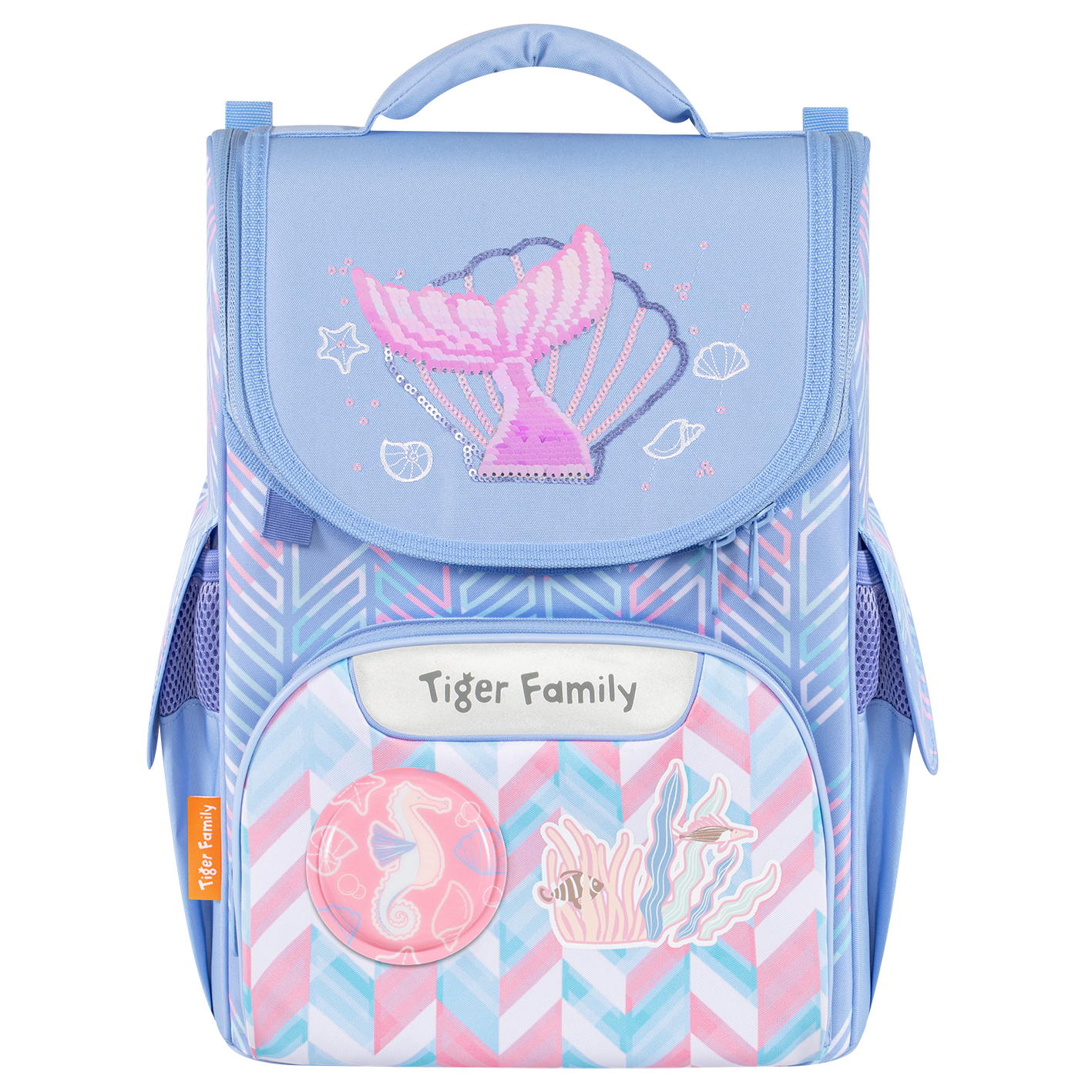  Balo Công Thái Học Tiger Family Nature Quest Schoolbag Pro 2S - Splash of Ocean [Sequins] TGNQ-130A 