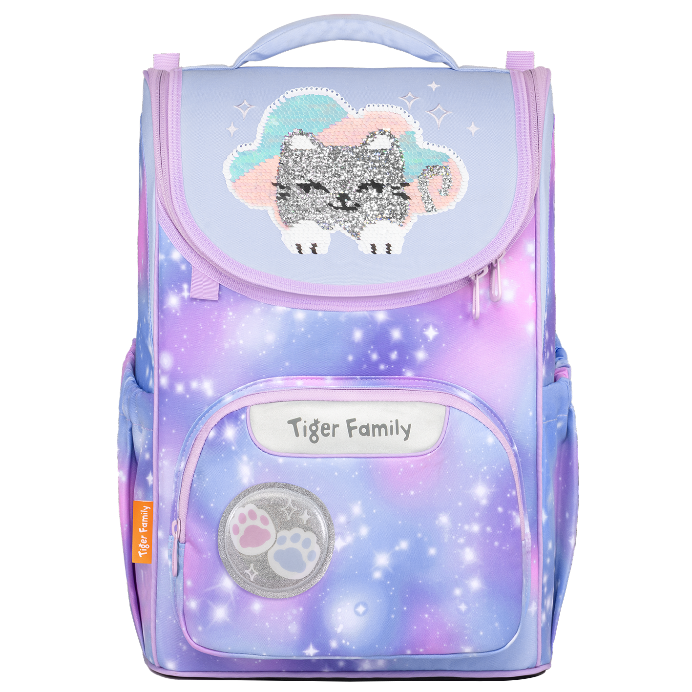  Balo Công Thái Học Balo Tiger Family Nature Quest 2.0 Schoolbag Pro 2S - Kitty In Clouds [Sequins] TGQ2-001A 
