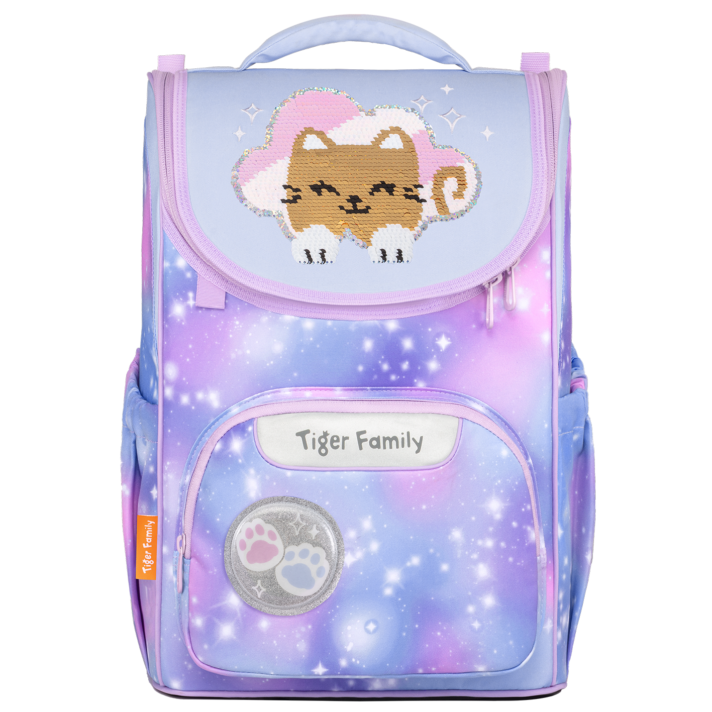  Balo Công Thái Học Balo Tiger Family Nature Quest 2.0 Schoolbag Pro 2S - Kitty In Clouds [Sequins] TGQ2-001A 