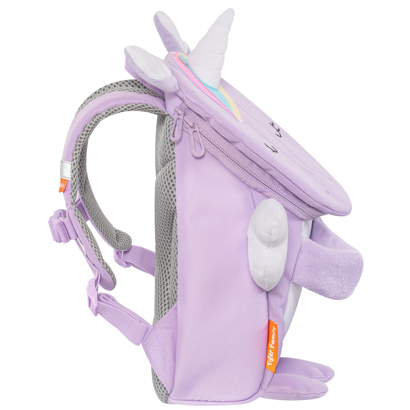  Balo Công Thái Học Mầm non Tiger Family Zoomies Mini Backpack  - Purple Unicorn TGZM-001A 