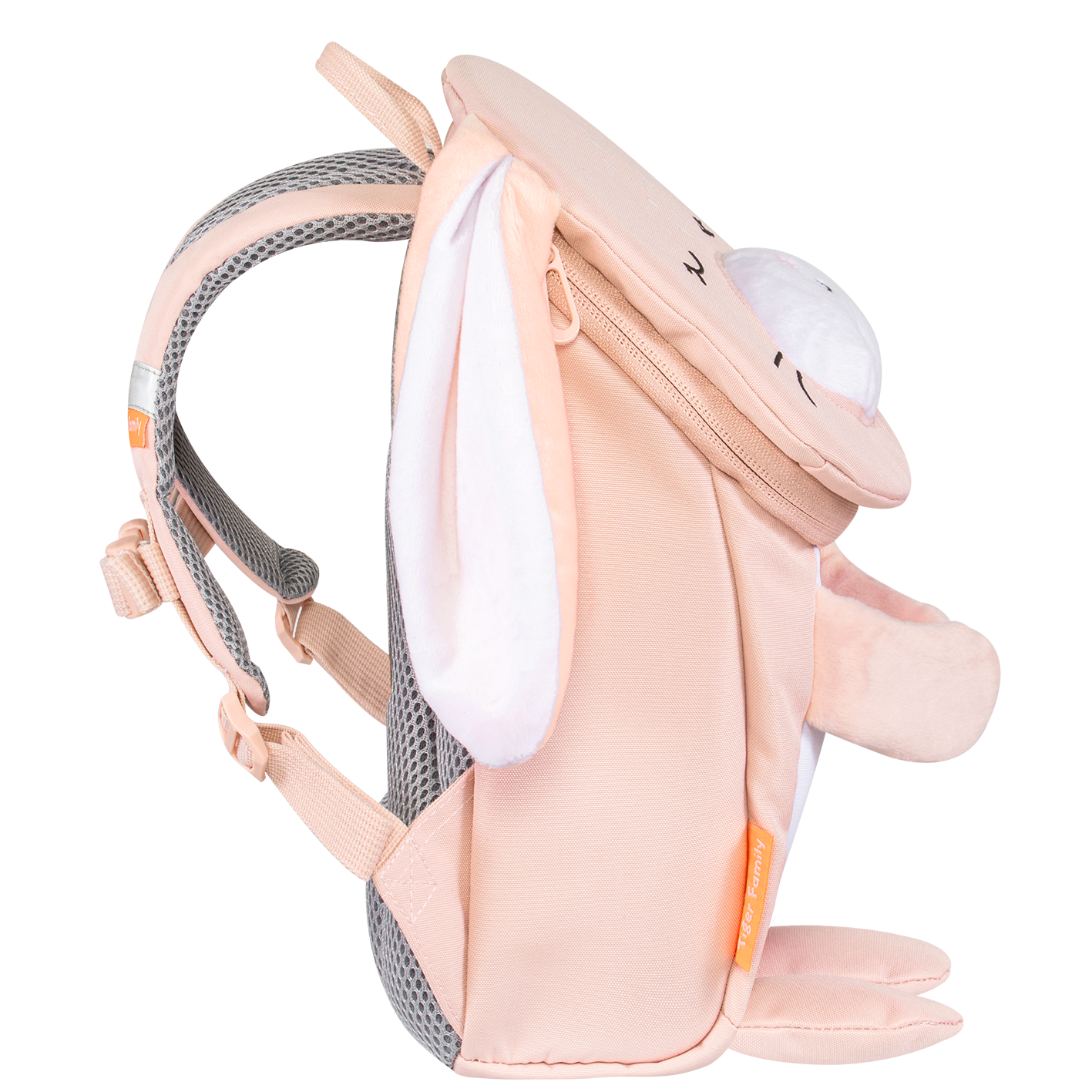  Balo Công Thái Học Mầm non Tiger Family Zoomies Mini Backpack  - Pink Bunny TGZM-002A 