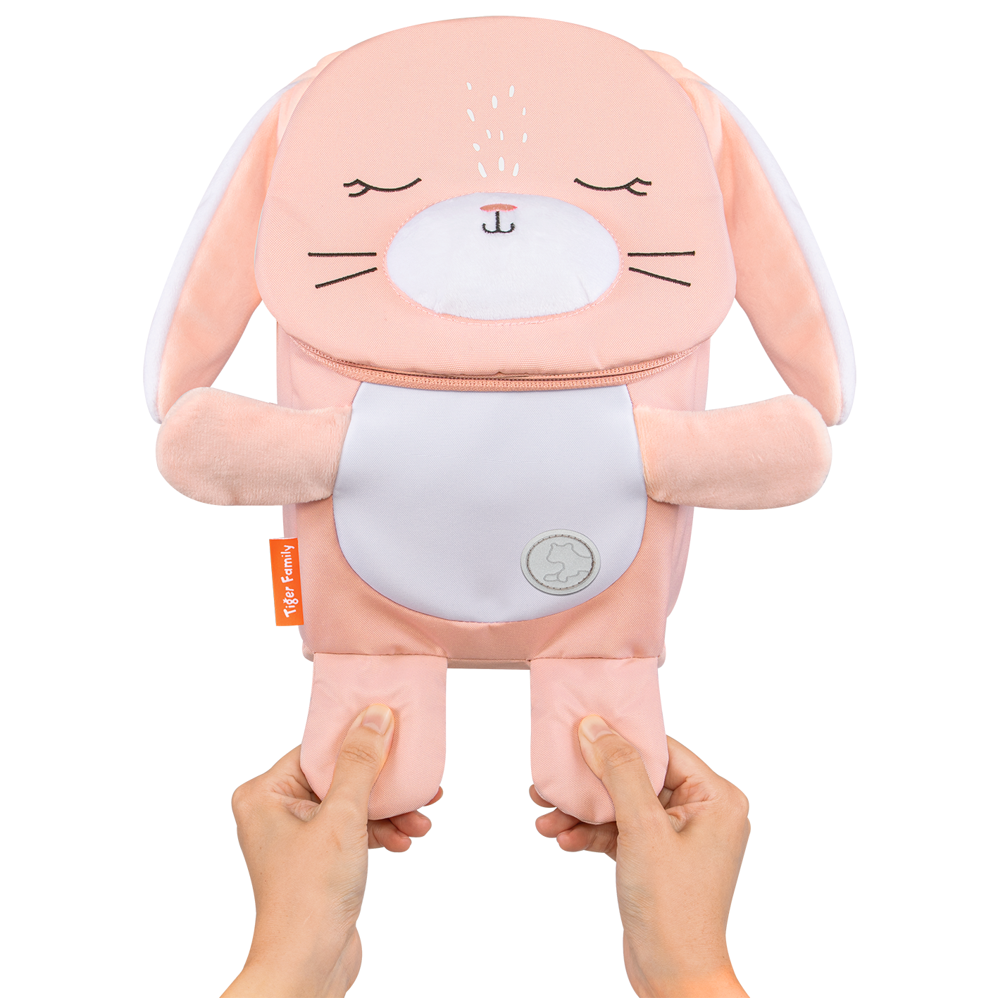  Balo Công Thái Học Mầm non Tiger Family Zoomies Mini Backpack  - Pink Bunny TGZM-002A 