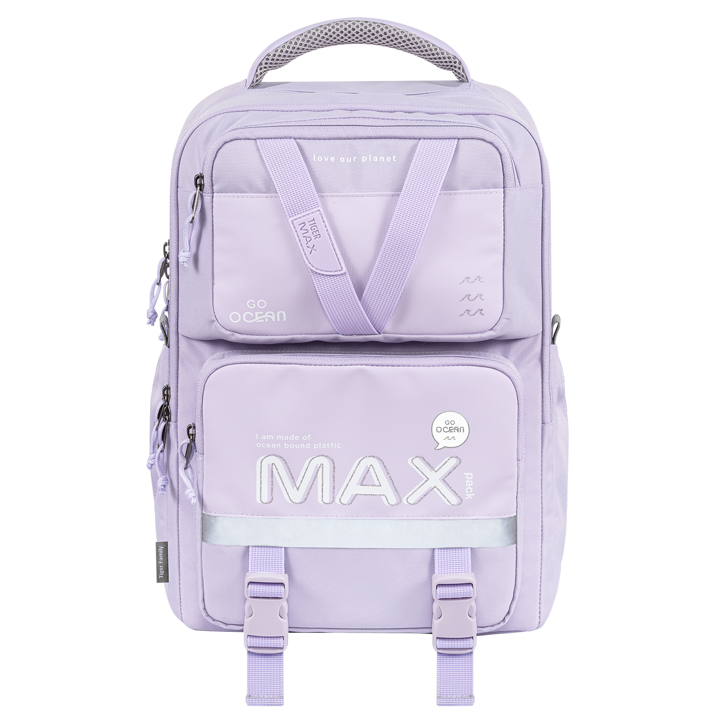  Balo Công Thái Học Tiger Family Tiger Max Max Pack Backpack Flex - Double Lilac [Go Ocean] TMMP-004A(2) 