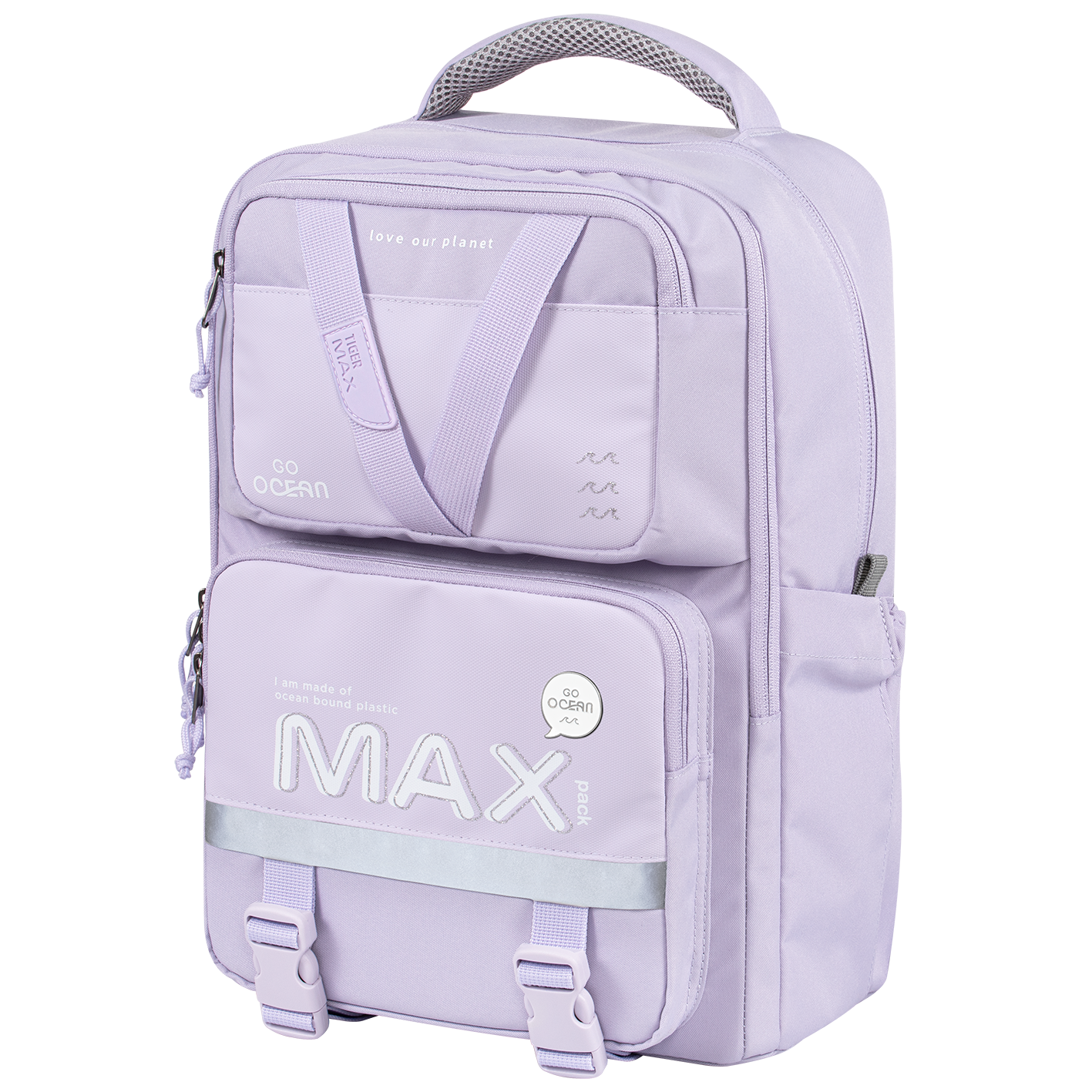  Balo Công Thái Học Tiger Family Tiger Max Max Pack Backpack Flex - Double Lilac [Go Ocean] TMMP-004A(2) 