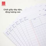  Giấy kiểm tra Hồng Hà 4 ô ly điểm 10 cho học sinh cấp 1 Dòng kẻ rõ nét, giấy viết không nhòe - 4919 
