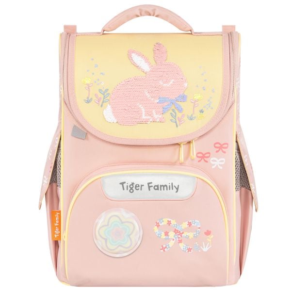  Cặp sách công thái học Tiger Family Nature Quest Schoolbag Pro 2S - Bows and Bunny [Sequins] - TGNQ-105A(2) 