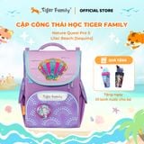  Cặp sách Tiger Family Nature Quest Schoolbag Pro S - Lilac Beach [Sequins] -  TGNQ-088A(2) Balo chống gù, cặp chống gù 