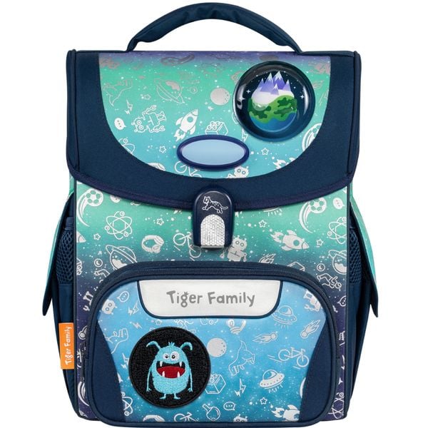  Cặp sách Công Thái Học Tiger Family Jolly Schoolbag Pro 2S - Space Things [Go Green] - TGJL-081A(1) 