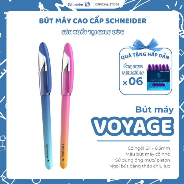  Bút máy Schneider Voyage - made in Germany cỡ ngòi EF - 0.3mm+ 