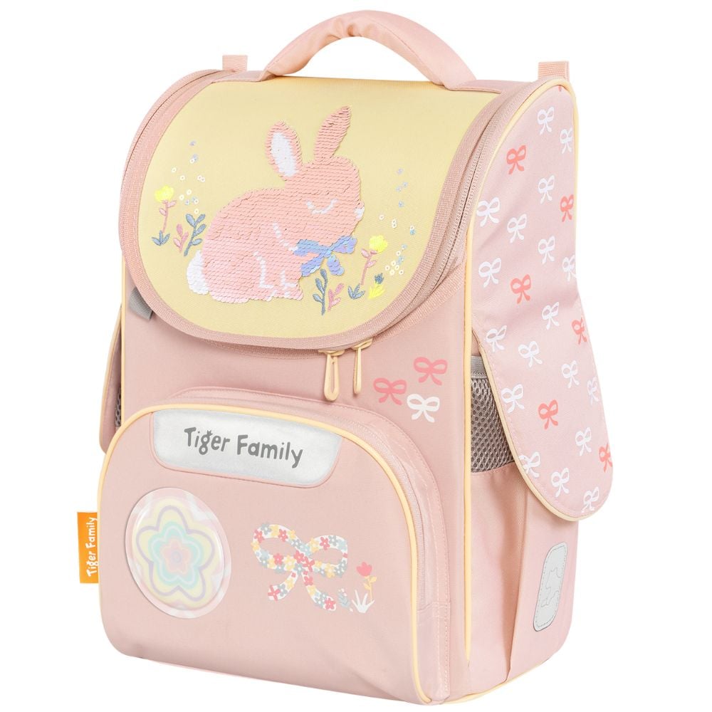  Cặp sách công thái học Tiger Family Nature Quest Schoolbag Pro 2S - Bows and Bunny [Sequins] - TGNQ-105A(2) 