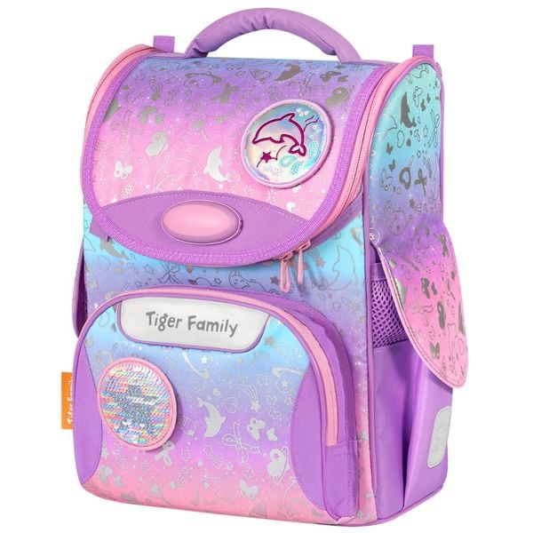  Cặp Sách Công Thái Học Tiger Family Nature Quest Pro S - Lovely Things [Go Green] TGNQ-071A(3) , balo chống gù, cặp sách 