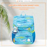  Ba Lô Mầm Non Tiger Family Smart Kids Little Travelers Plus Mini Backpack - Blue Aquarium (With Light Dangler) SKLT-009A 