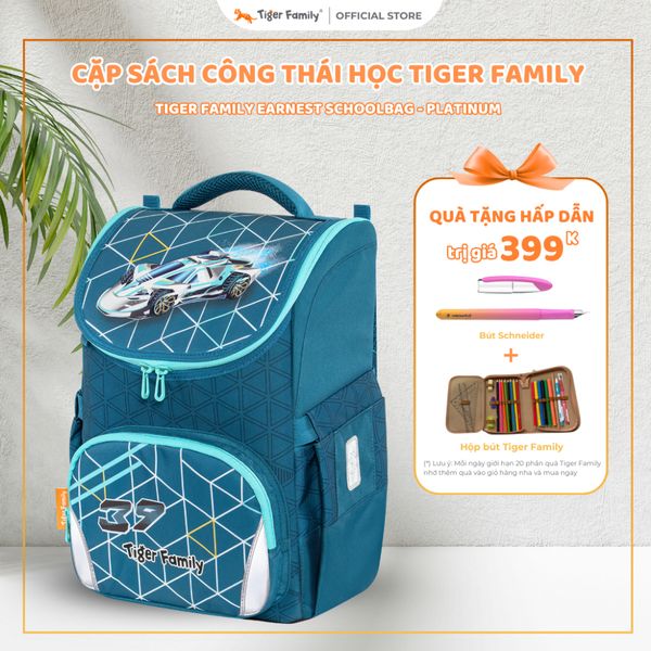  Cặp Sách Công Thái Học Tiger Family Earnest Schoolbag - Platinum - Tiger Family TGET-029A 