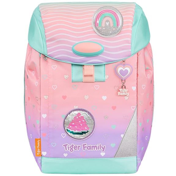  Cặp Sách công thái học Tiger Family Eggie - Peach Waves [Go Green] TGEG-020A 