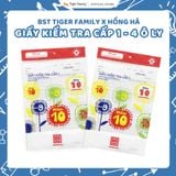  Giấy kiểm tra Hồng Hà 4 ô ly điểm 10 cho học sinh cấp 1 Dòng kẻ rõ nét, giấy viết không nhòe - 4919 