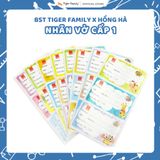  Nhãn vở Hồng Hà (75x47mm) thiết kế ngộ nghĩnh, giấy Decal chất lượng cao phù hợp học sinh tiểu học 3470 