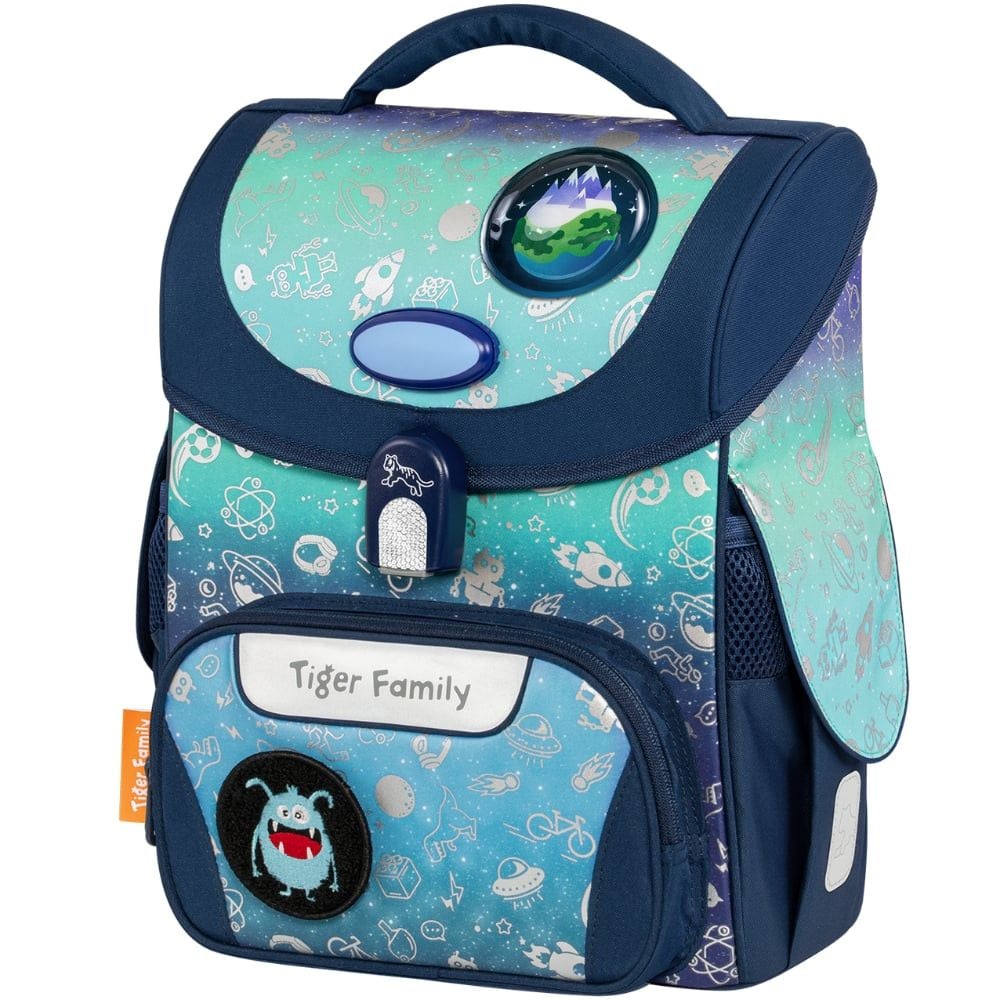  Cặp sách Công Thái Học Tiger Family Jolly Schoolbag Pro 2S - Space Things [Go Green] - TGJL-081A(1) 