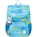  Ba Lô Mầm Non Tiger Family Smart Kids Little Travelers Plus Mini Backpack - Blue Aquarium (With Light Dangler) SKLT-009A 