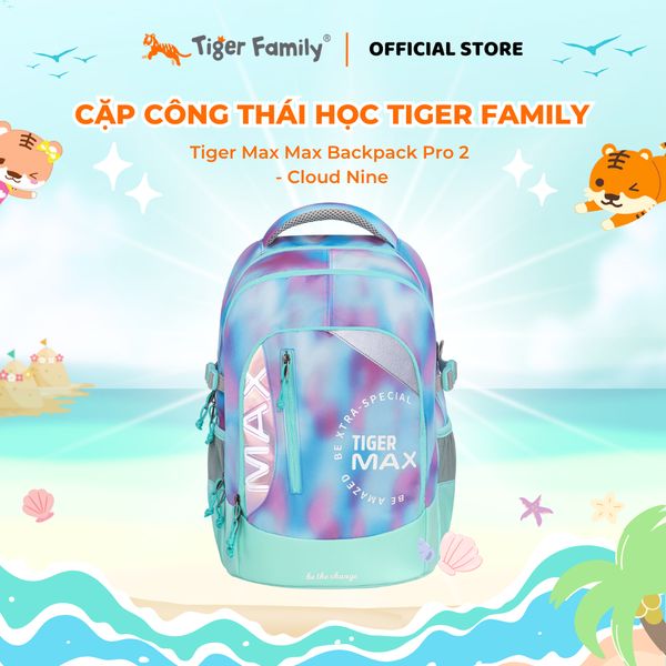  Cặp Sách Công Thái Học Tiger Family Balo Max Pro 2 - Cloud Nine - Tiger Max TMMX-036A 