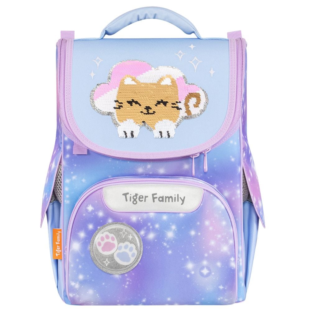  Cặp Sách Công Thái Học Tiger Family Nature Quest Schoolbag Pro S - Kitty in Clouds [Sequins] - TGNQ-108A(2) 