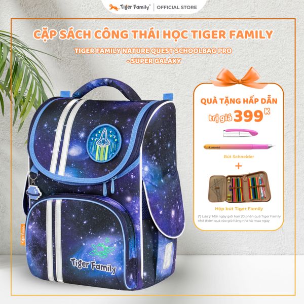  Cặp Sách Công Thái Học Tiger Family Nature Quest Schoolbag Pro - Super Galaxy - Tiger Family TGNQ-077A(1) 