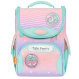  Cặp Sách Tiger Family Nature Quest Pro S - Peach Waves [Go Green] - TGNQ-096A(2) , cặp chống gù, balo chống gù 