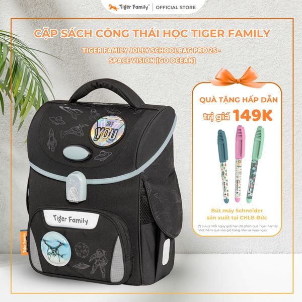  Cặp Sách Công Thái Học Tiger Family Jolly Schoolbag Pro 2S - Space Vision [Go Ocean] - TGJL-089A(1) 
