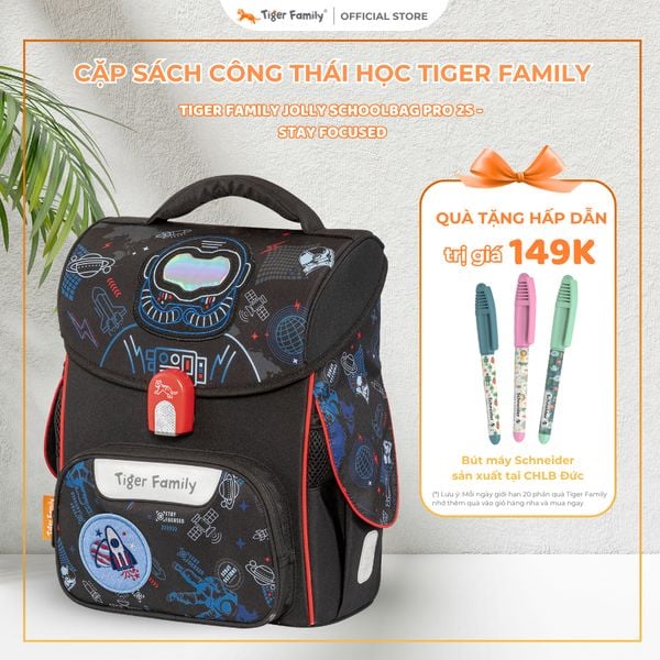  Cặp Sách Công Thái Học Tiger Family Jolly Schoolbag Pro 2S - Stay Focused TGJL-099A(1) 