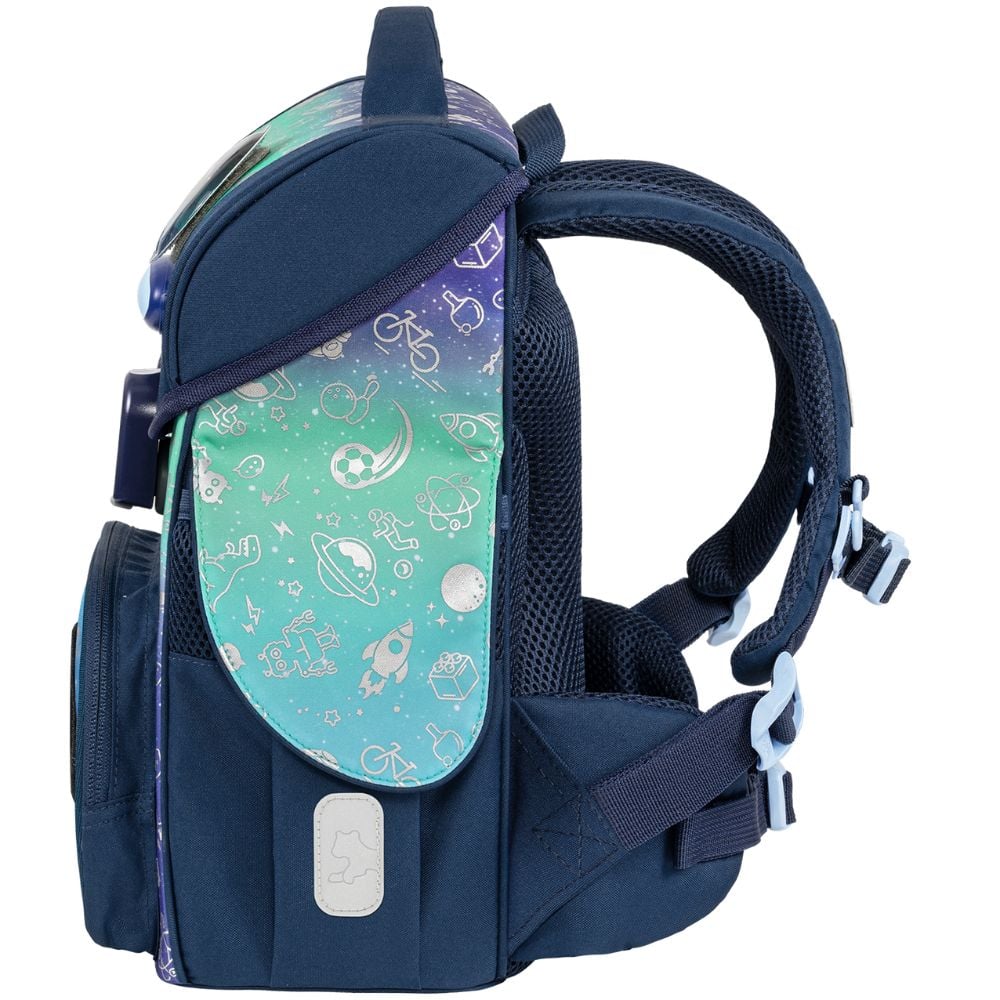  Cặp sách Công Thái Học Tiger Family Jolly Schoolbag Pro 2S - Space Things [Go Green] - TGJL-081A(1) 